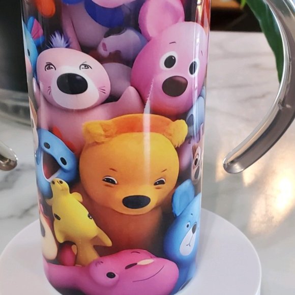 Squishy Animal's 12oz Sippy Cup with 2 lids - Picture 4 of 13